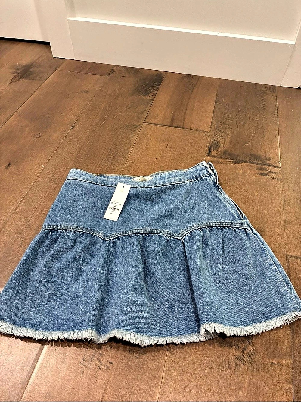 Harper Estelle Denim Mini Skirt Size XS NWT